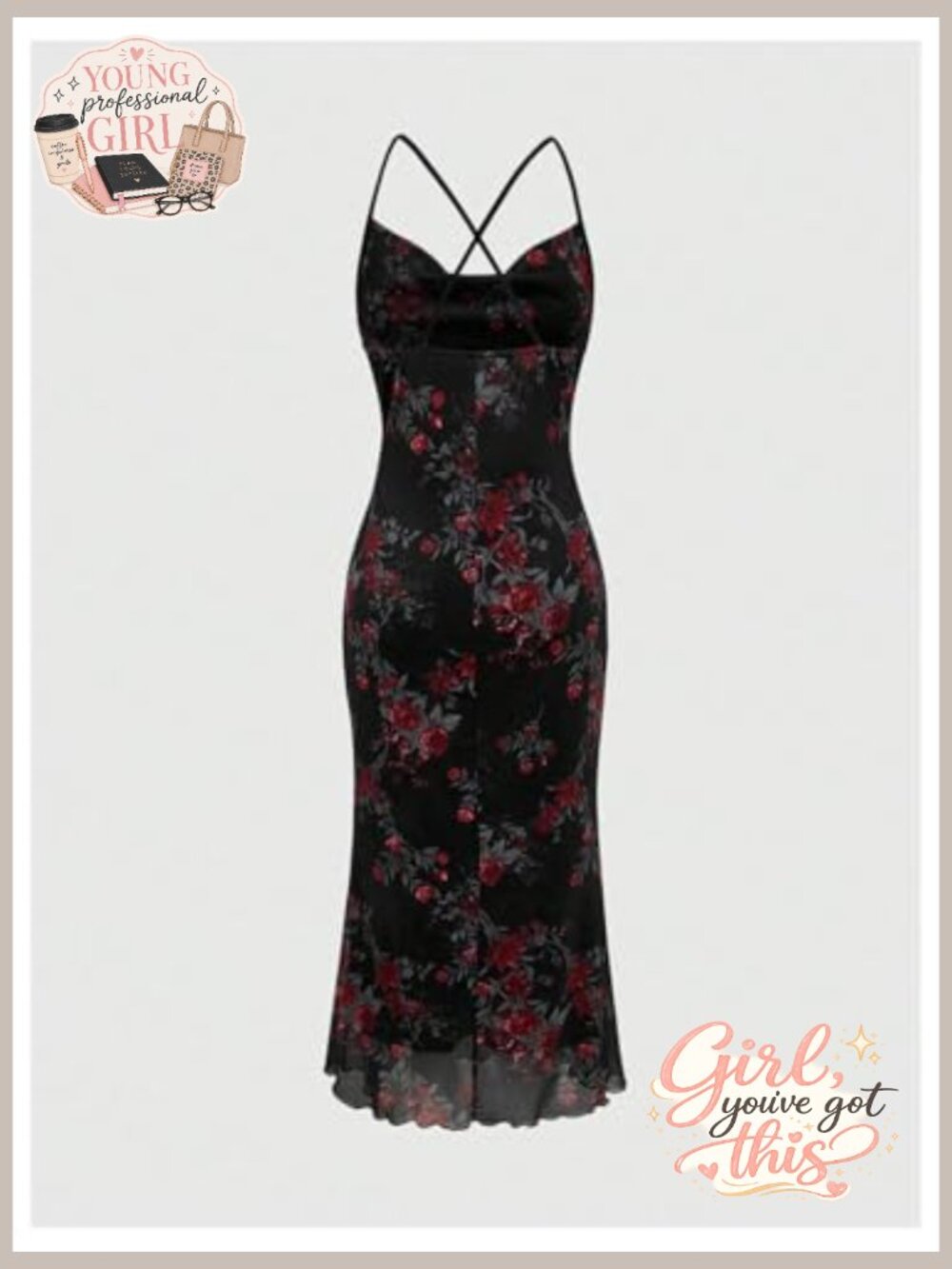 Bodycon Cami Maxi Dress Cowl Neck Sleeveless Crisscross Back Wedding Guest - Picture 2 of 4